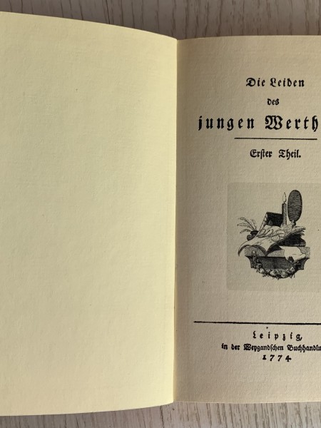 Die leidenl des jungen Werthers
