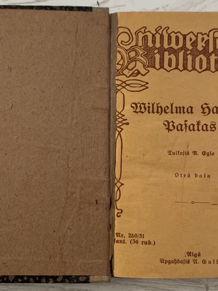 Vilhelma Haufa pasakas Otrā daļa