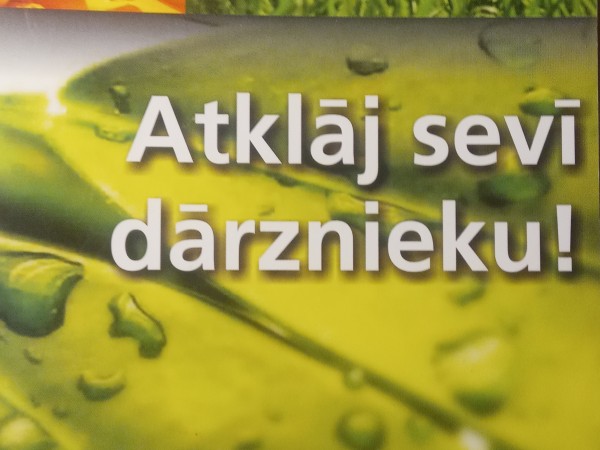 Atklāj sevī dārznieku