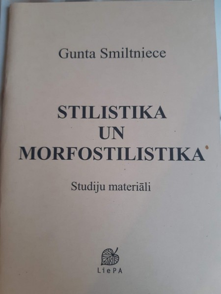 Stilistika un morfostilistika