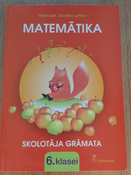 Matemātika 6. klasei. Skolotāju grāmata