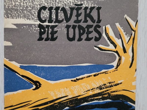 Cilvēki pie upes
