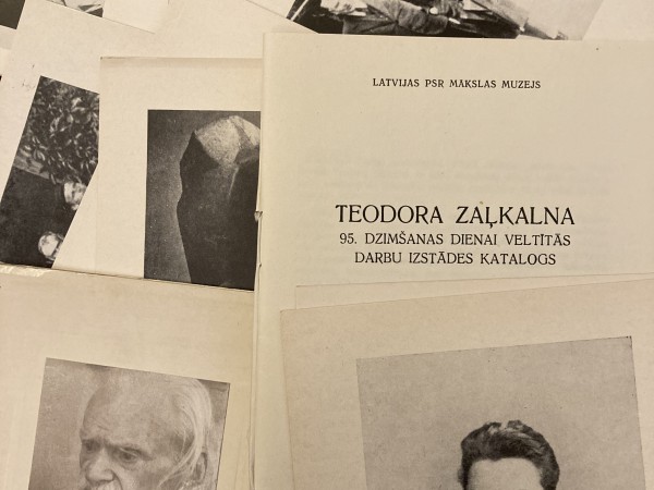 Teodoram Zaļkalnam veltītās izstādes katalogs