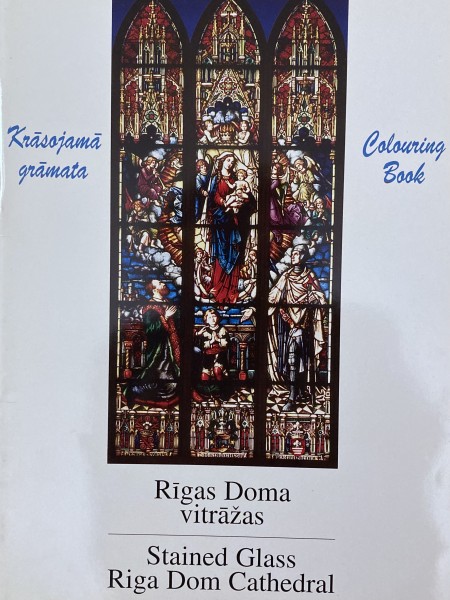 Rīgas Doma vitrāžas. Krāsojamā grāmata