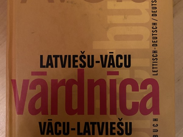 Latviešu-vācu, vācu-latviešu vārdnīca