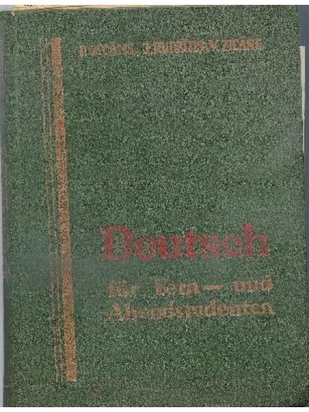 Deutsch fūr Fern- und Abendstudenten