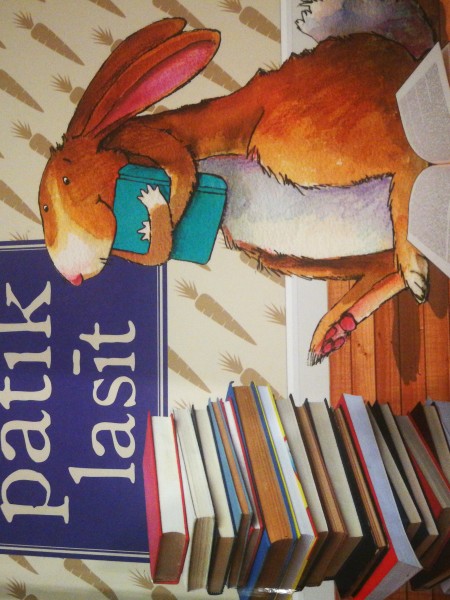 Zaķēnam patīk lasīt