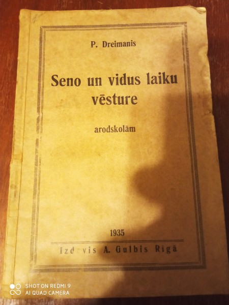 Seno un vidus laiku vēsture arodskolām