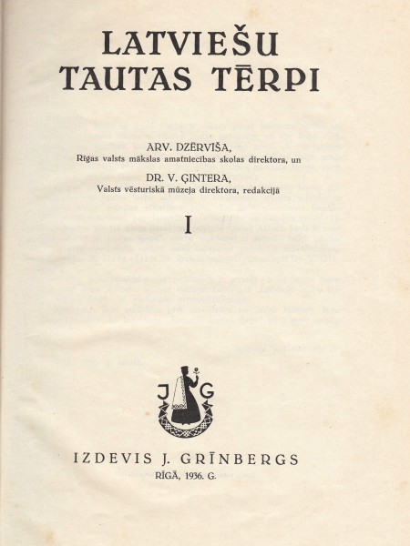 Latviešu tautas tērpi (1936)