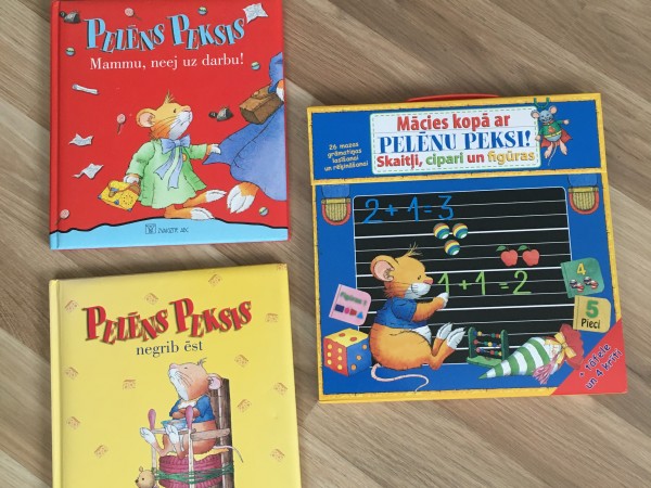 Pelēna Pekša 3 grāmatas