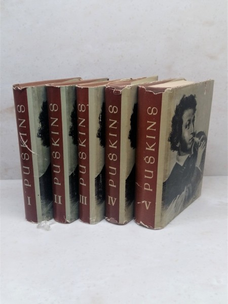 Aleksandrs Puškins – Kopoti raksti 5 sējumos