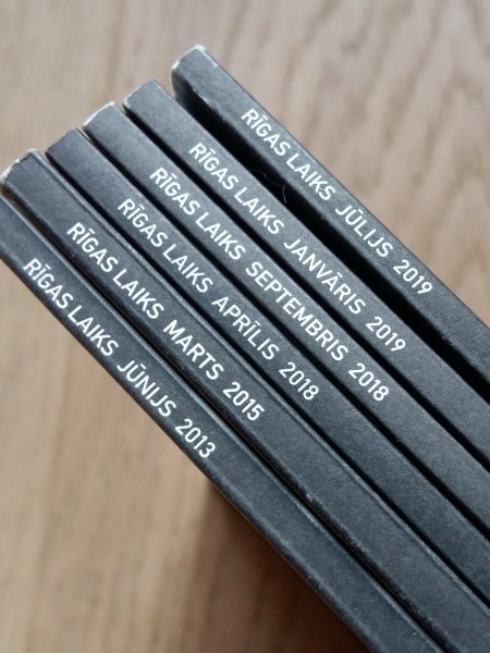 Rīgas laiks (kopā 6 numuri, 1 eiro/gab)