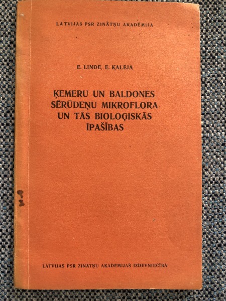 Ķemeru un Baldones sērūdeņu mikroflora un tās bioloģiskās īpašības