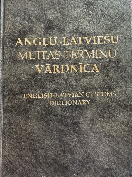 Angļu-latviešu muitas terminu vārdnīca