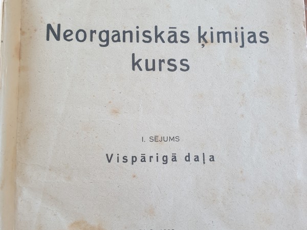 Neorganiskās ķīmijas kurss