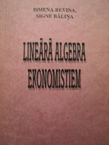 Lineārā algebra ekonomistiem