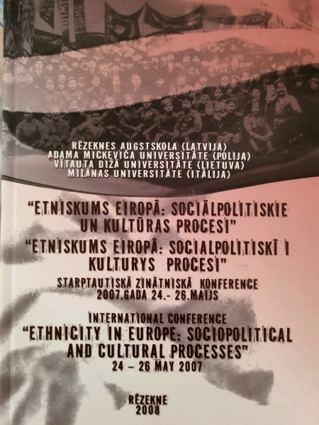 Etniskums Eiropā: Sociālpolitiskie un kultūras procesi 1