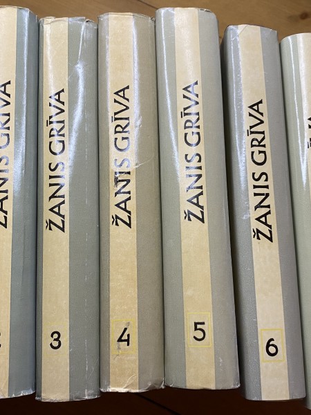 Žanis Grīva Kopoti raksti 1-8 sējums
