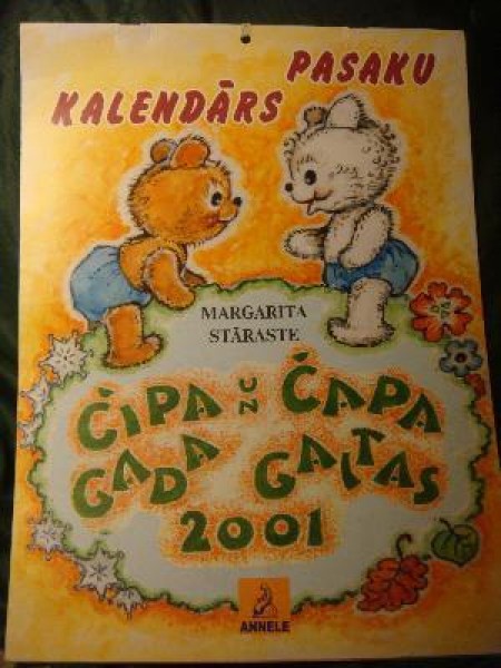 Pasaku kalendārs 2001 Čipa un Čapa gada gaitas