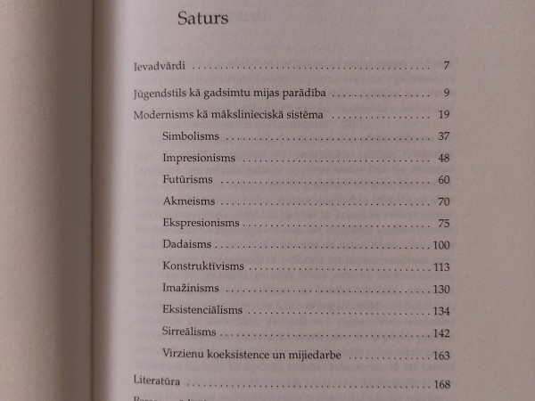 Modernisma virzieni latviešu literatūrā