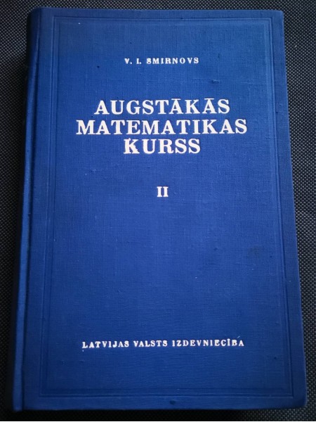 Augstākās matemātikas kurss II