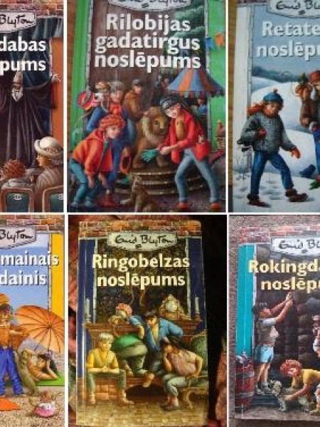 E.Blaitones Noslēpumu sērijas 6 grāmatas