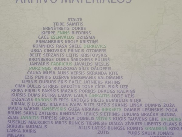 Latviešu uzvārdi arhīvu matreālos. Kurzeme, Zemgale, Sēlija. I daļa