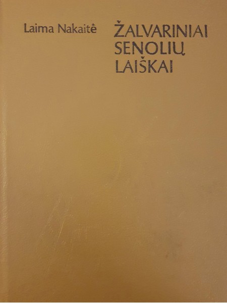 Žalvariniai senolių laiškai