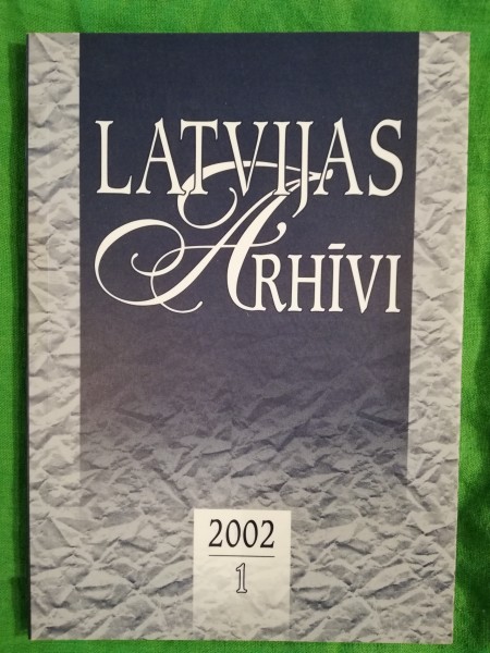 Latvijas arhīvi 2002/1