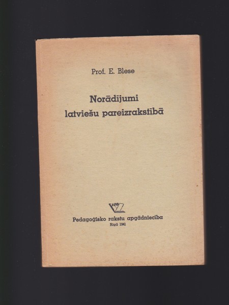 Norādījumi latviešu pareizrakstībā