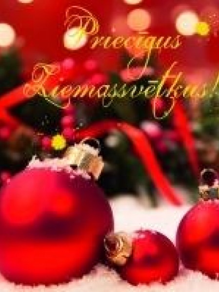 Priecīgus Ziemassvētkus!