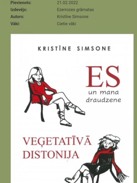 Es un mana draudzene veģitatīvā distonija