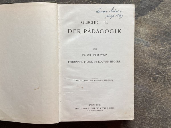Geschichte der Pädagogik