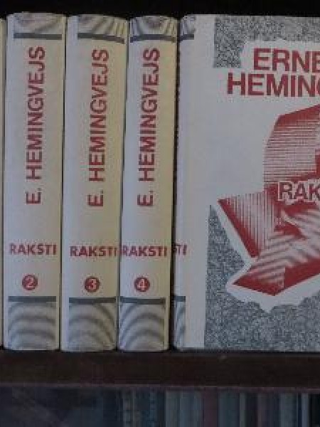 Ernests Hemingvejs. Raksti piecos sējumos