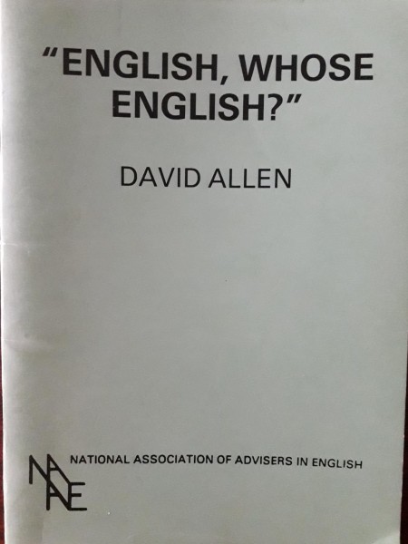 ENGLISH, WHOSE ENGLISH?