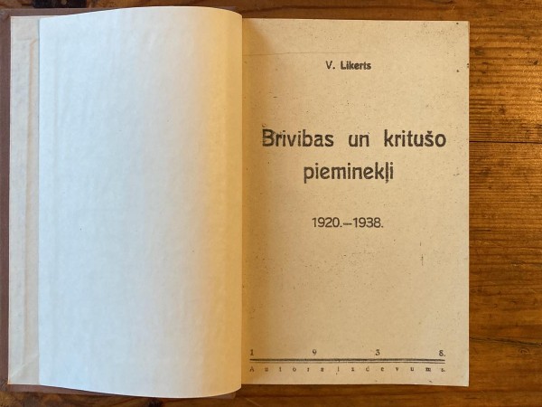Brīvības un kritušo pieminekļi 1920. - 1938.