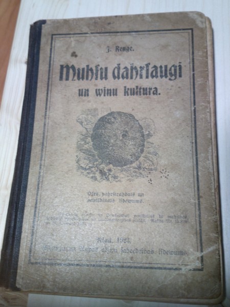 Mūsu dārzaugi un vīnu kultūra