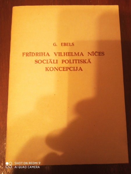 Frīdriha Vilhelma Nīčes sociāli politiskā koncepcija