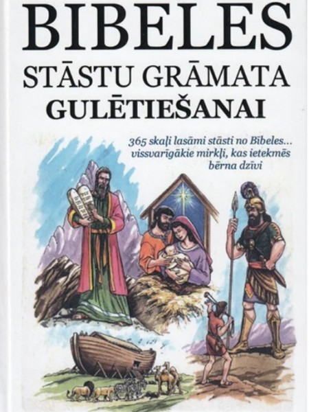 Bībeles stāstu grāmata gulētiešani