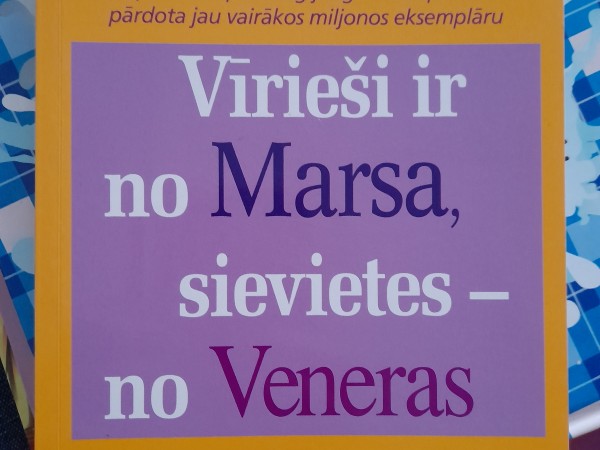 Vīrieši ir no Marsa, sievietes- no Verenas