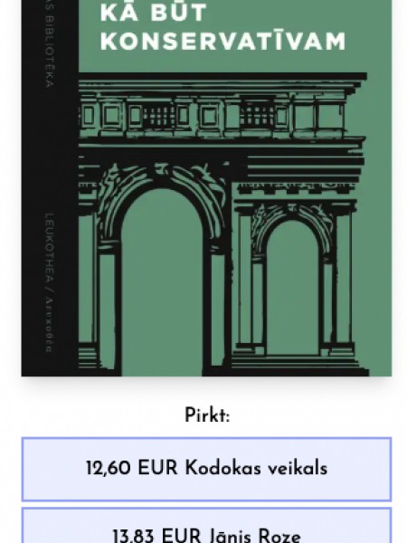 Kā Būt Konservatīvam