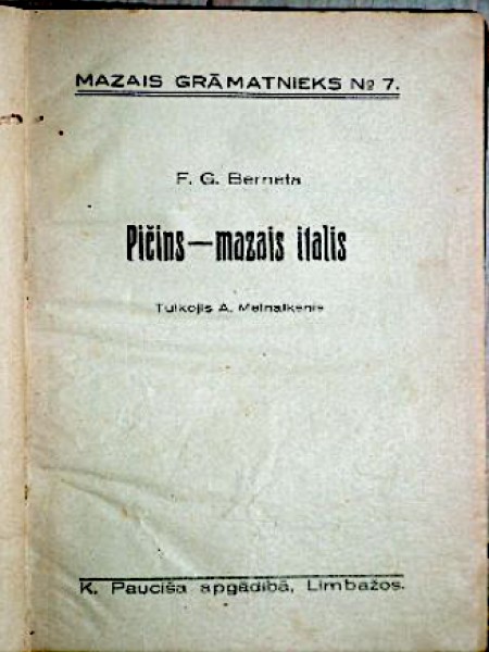 Pičins - mazais itālis