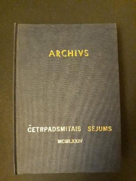 Archīvs XIV tautas veselība