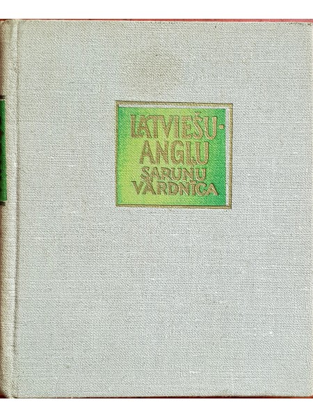 Latviešu - angļu sarunu vārdnīca