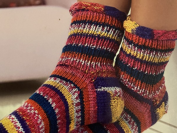 Adītas un tamborētas zeķes