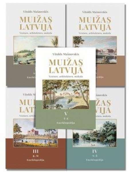 Muižas Latvijā 1.- 5. sējums