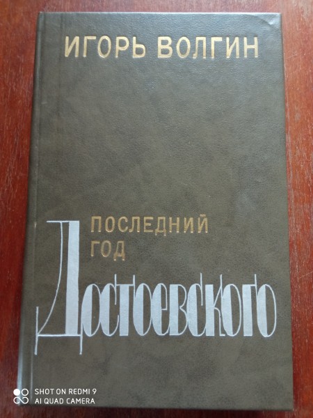Последний год Достоевского
