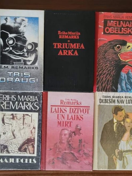 Mīli savu tuvāko/Melnais obelisks/ Mājupceļš/ Lisabonas nakts,/ Debesīm nav lutekļu/ Trīs draugi/Tri