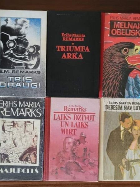 MELNAIS OBELISKS/MĀJUPCEĻŠ/DEBESĪM NAV LUTEKĻU/TRIUMFA ARKA/TRĪS DRAUGI/LISABONAS NAKTS/LAIKS DZĪVOT