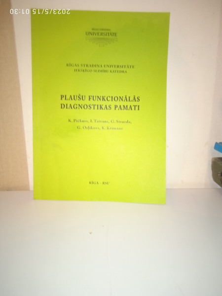 Plaušu funkcionālās diagnostikas pamati